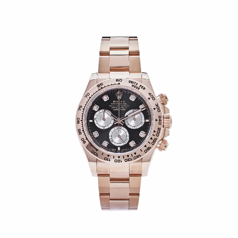 Classic Rolex Watches with Iconic Design –Rolex Daytona 126505 Rose Gold Black Diamond Dial (2024)