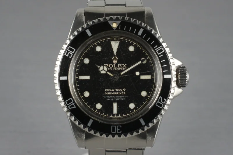 Shop for Rare Rolex Models –1962 Rolex Submariner 5512 PCG with Gilt 4 Line Chapter Ring Dial