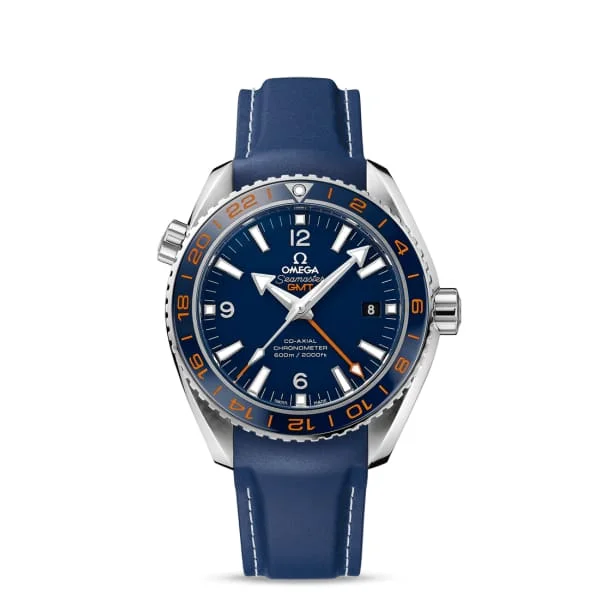 Explore Omega Watches for Modern Luxury –Omega Seamaster 44mm Watch - Ref: 232.32.44.22.03.001 - Blue Index Dial, Blue Rubber Strap