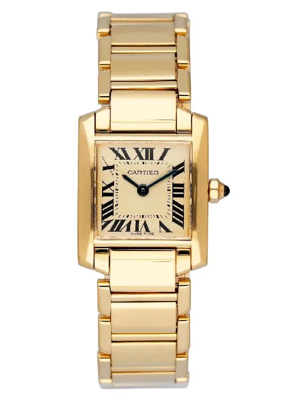 Discover Cartier Watches with Exceptional Craftsmanship –Cartier Tank Francaise W50002N2 Yellow Gold Ladies Watch