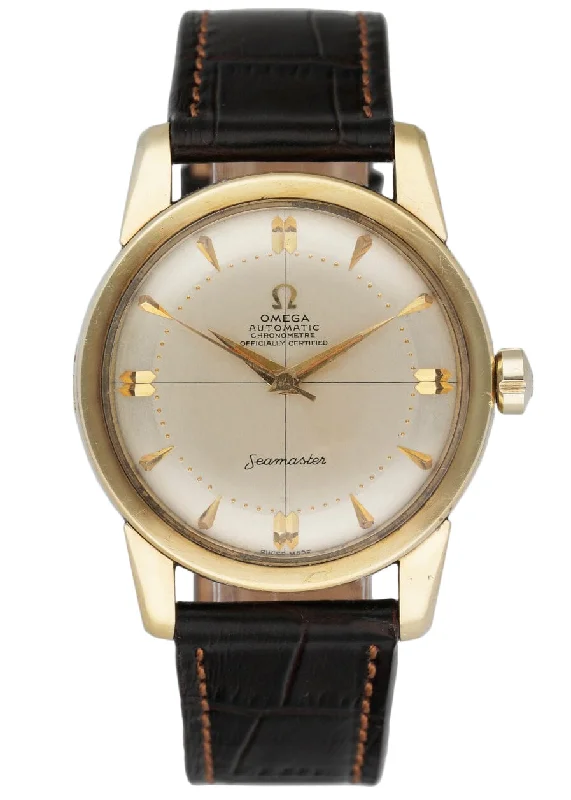 Discover Omega Watches for the Ultimate Luxury Look –Omega Seamaster Chronometre 18K Yellow Gold Mens Watch