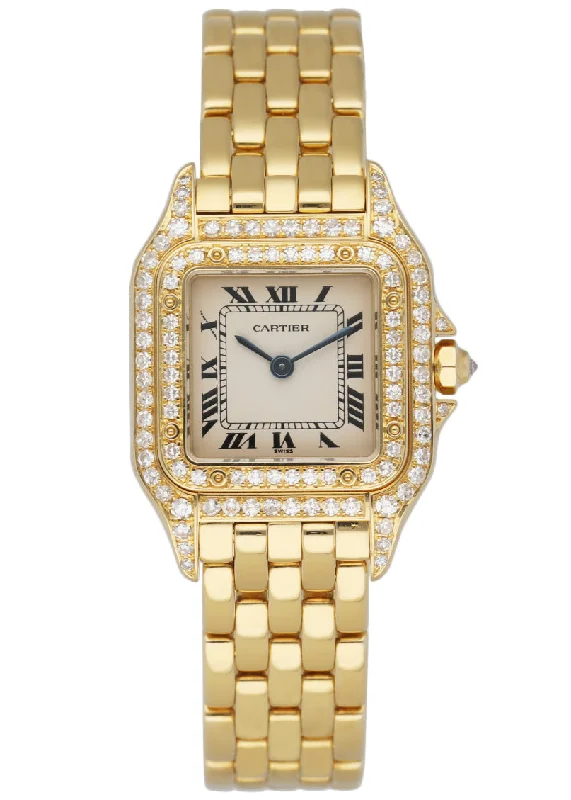 Shop Cartier Watches for the Ultimate Luxury –Cartier 1280/2 18K Yellow Gold & Diamond Ladies Watch