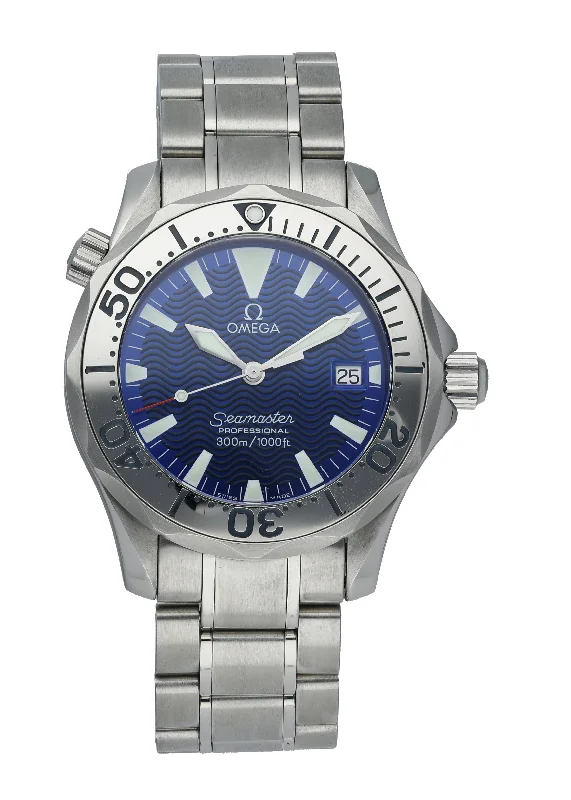 Omega Watches: Swiss Precision and Elegance –Omega Seamaster 2263.80.00 Electric Blue Dial Midsize Watch