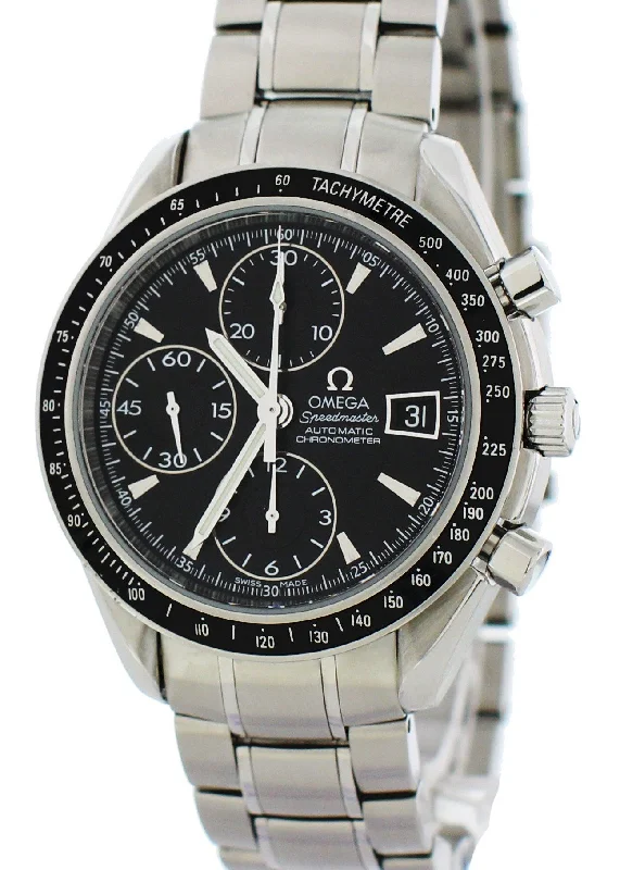 Discover Omega Watches for Timeless Style –Omega Speedmaster Chronometer Date 3210.52.00 Mens Watch With Papers