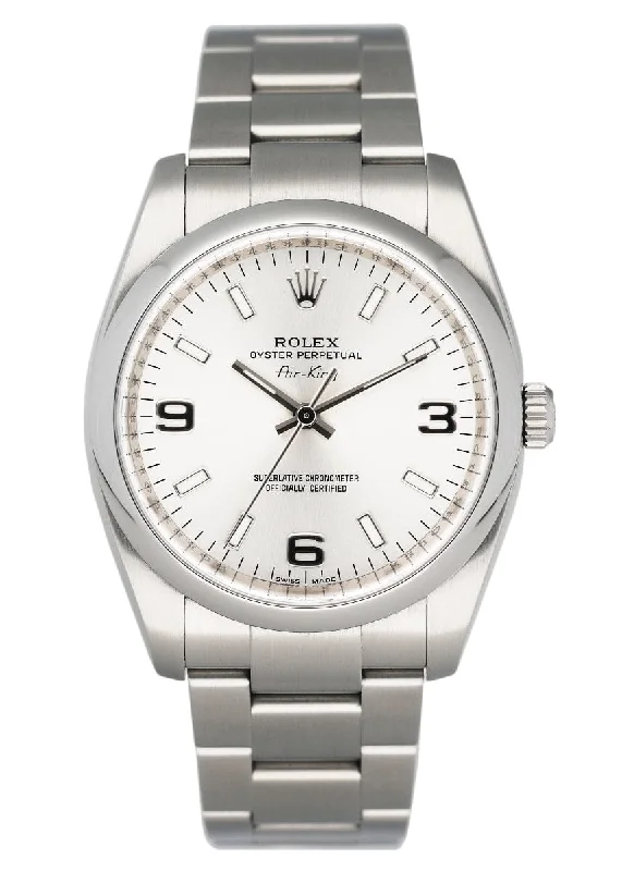 Rolex Watches: A Tradition of Excellence –Rolex Air King 114200 Silver Dial Mens Watch Box Papers