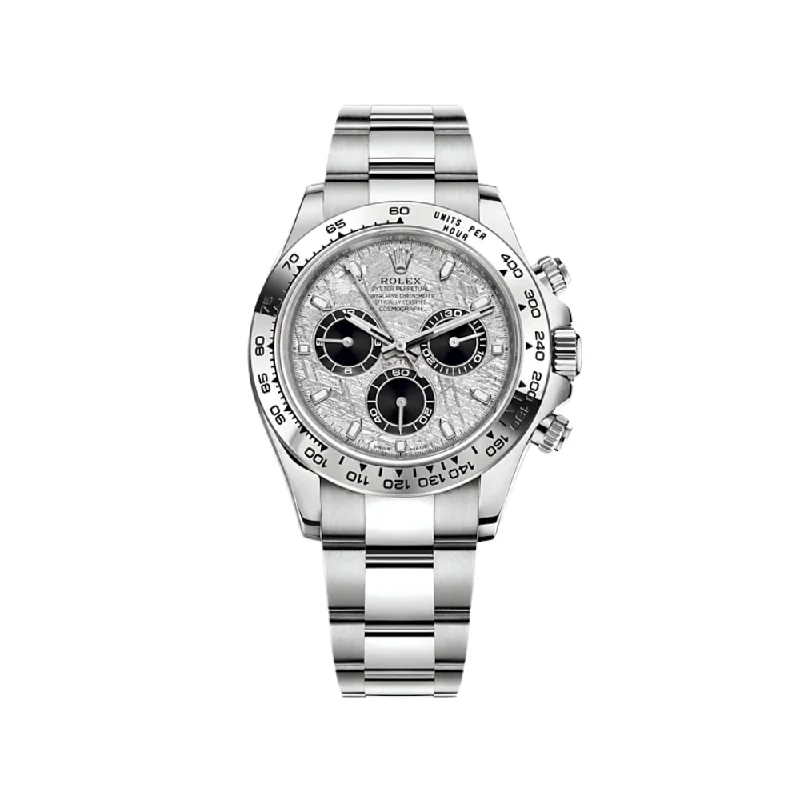 Rolex Watches: Luxury You Can Afford –Rolex Daytona 116509 White Gold Meteorite Dial