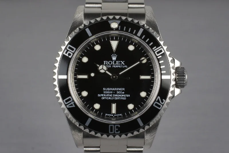 Timeless Rolex Timepieces Available Today –2007 Rolex Submariner 14060M with 4 Line Dial