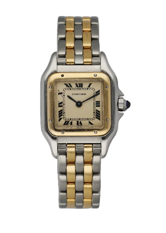 Discover Luxury Cartier Watches Now –Cartier Panthere Two Row Ladies Watch