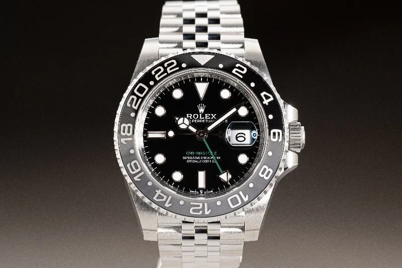 Shop Rolex Watches for the Perfect Timepiece –2024 Rolex 126710GRNR "Bruce Wayne" Jubile Bracelet Box, Card, Booklets & Hangtags