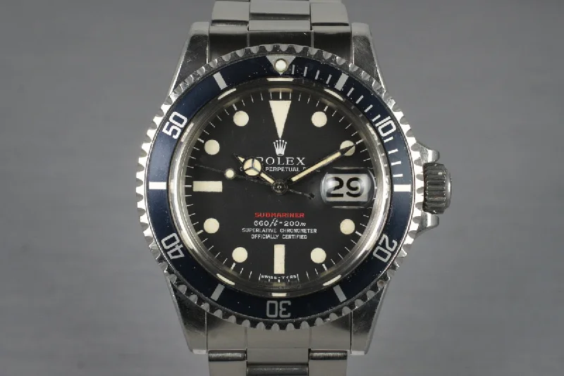 Find Rolex Watches for Every Budget –1970 Rolex Red Submariner 1680 Mark IV Dial