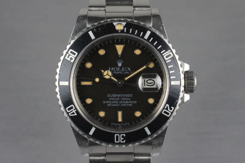 Rolex Watches with Unmatched Craftsmanship –1983 Rolex Submariner 16800 Tropical Dial