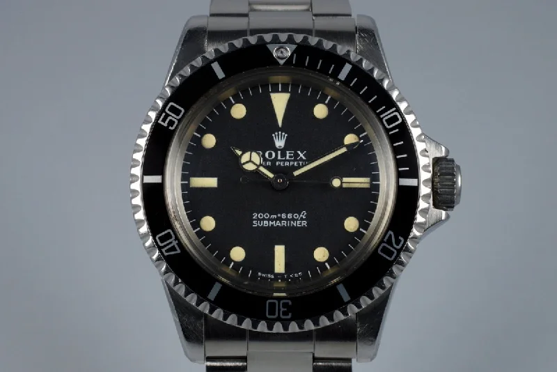 Find Your Perfect Rolex Watch for Every Moment –1966 Rolex Submariner 5513 Meters First Dial