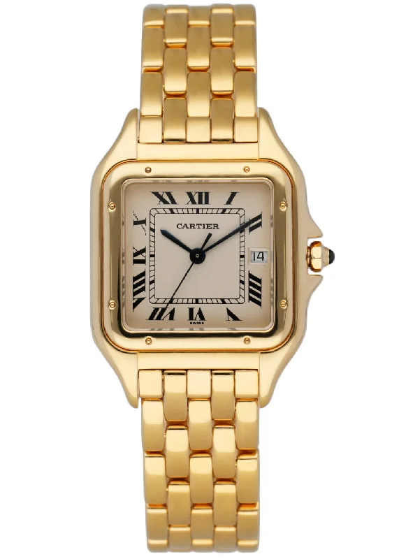 Shop Cartier Watches for Unrivaled Style –Cartier Panthere 887968 18K Yellow Gold Men's Watch