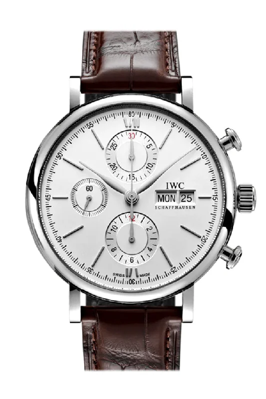 Shop IWC Watches for the Ultimate Timepiece –IWC Portofino Chrono Silver Dial Watch IW391027