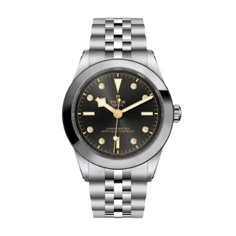 Find Exclusive Tudor Models for Sale –Tudor Black Bay 39 | Stainless steel bracelet | Anthracite Diamond Dial | Men's Watch ref. M79660-0004