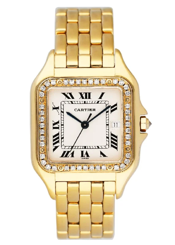 Discover the Latest in Cartier Watch Design –Cartier Panthere 88369 Diamond Bezel Ladies Watch