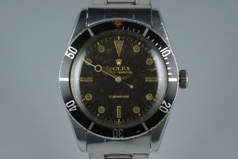 Iconic Rolex Watches for the True Connoisseur –1954 Rolex Submariner 6205 Red Triangle