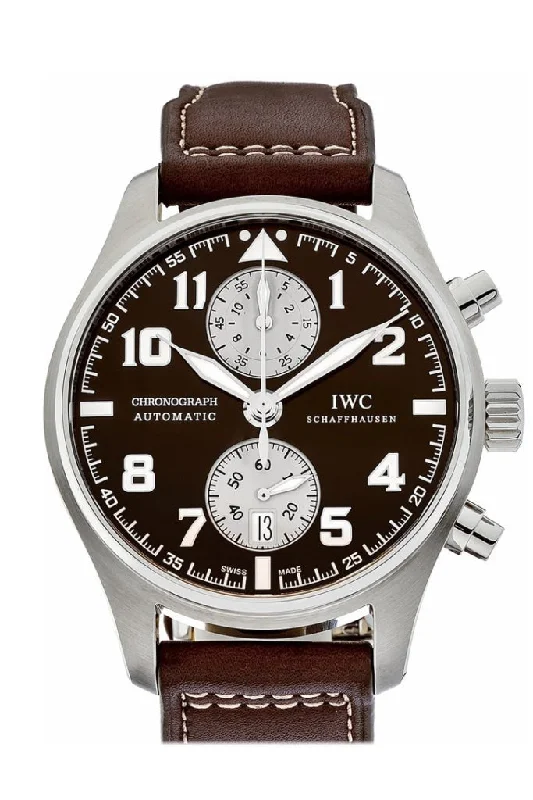 Shop IWC Watches for Timeless Appeal –IWC Pilots Antoine De Saint Exupery Chronograph Automatic 43mm Men's Watch IW387806