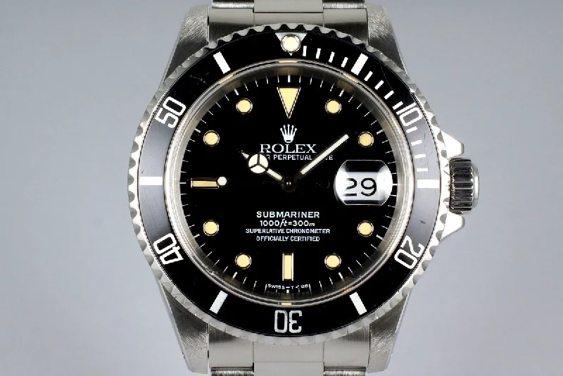 Find Rolex Watches That Will Last a Lifetime –1991 Rolex Submariner 16610 with Box and Papers