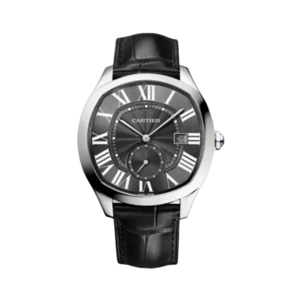 Shop Cartier Watches for the Finest Quality –Cartier Drive de Cartier 41mm Watch - Ref: WSNM0018 - Black Roman Dial, Black Alligator Strap