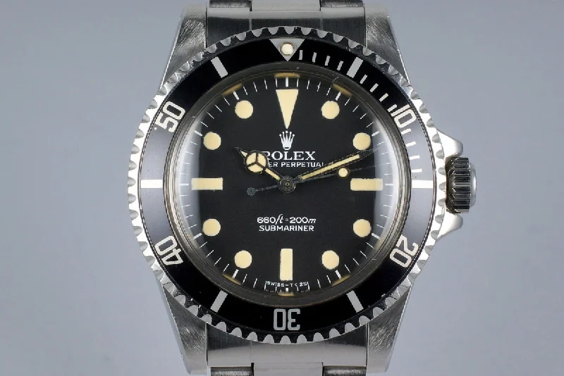 Swiss-Made Rolex Watches –1978 Rolex Submariner 5513 Mark I Maxi Dial