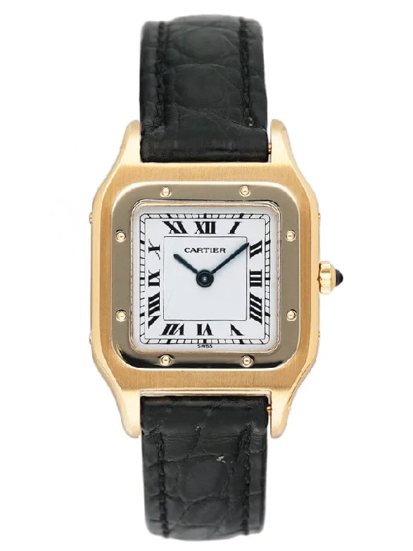 Shop Cartier Watches for Iconic Luxury –Cartier Santos Dumont W1505556 White Dial Ladies Watch