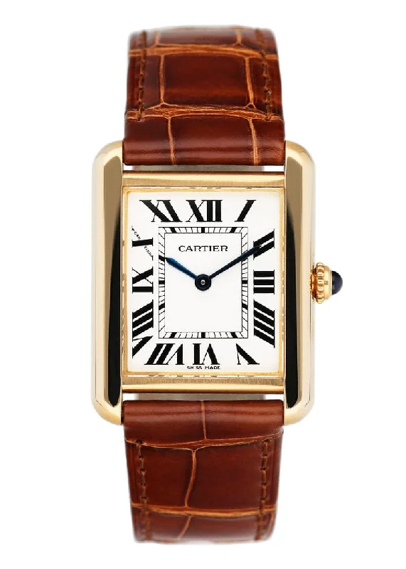 Find Cartier Watches for Every Discerning Eye –Cartier Tank Solo W5200002 18K Yellow Gold Ladies Watch