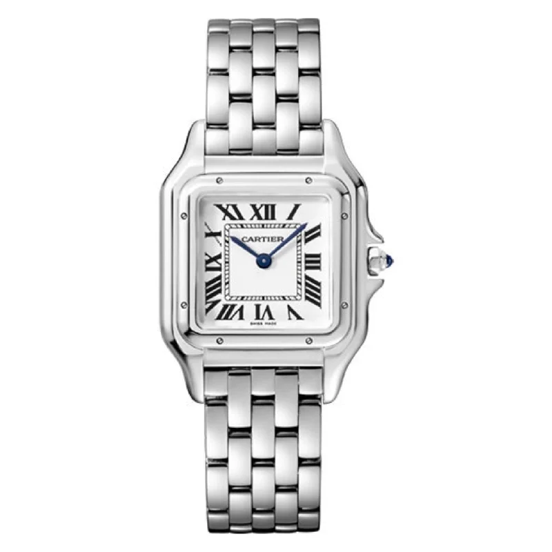 Cartier Watches: Crafted for the Elite –Cartier Panthere de Cartier 37mm Watch - Ref: WSPN0007 - Silver Roman Dial, Stainless Steel Bracelet