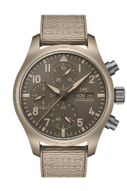 Discover Iconic IWC Timepieces –IWC Pilot Chronogragh Top Gun Mojave Dessert 41 Brown Dial Watch IW389402