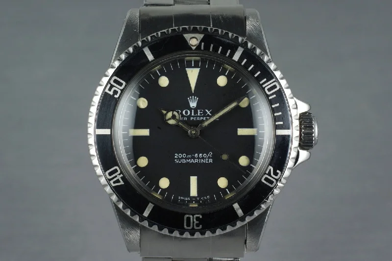 Shop for Rare Rolex Models –1967 Rolex Submariner 5513 Meters First