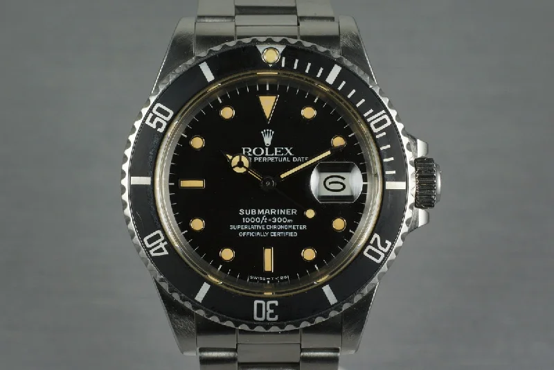 Discover Rolex Timepieces for Your Collection –1986 Rolex Submariner 168000