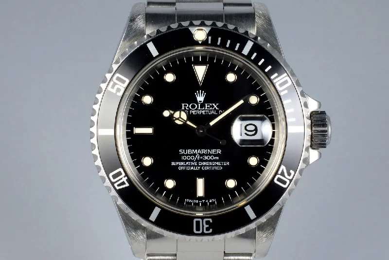 Explore Rolex Watches with Style and Precision –1995 Rolex Submariner 16610