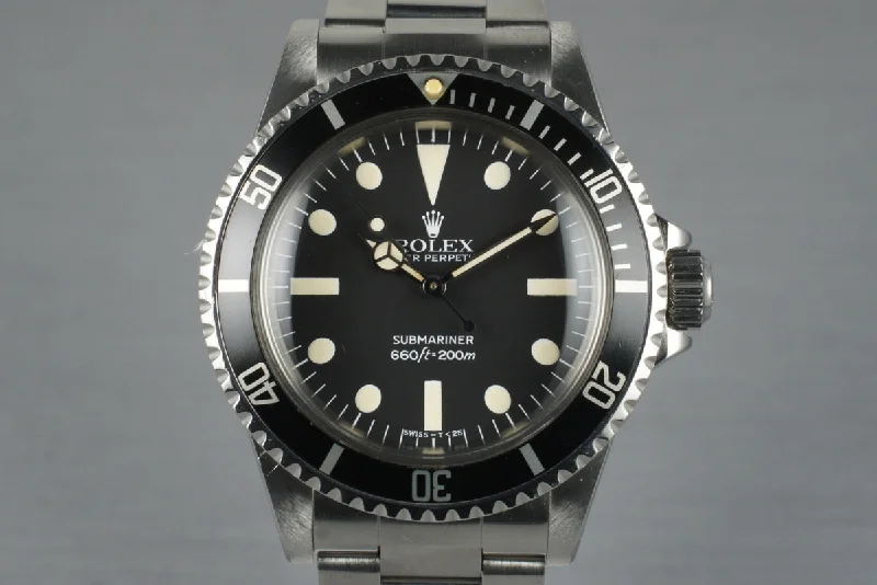 Find the Most Popular Rolex Models –1981 Rolex Submariner 5513 Mark IV Maxi Dial