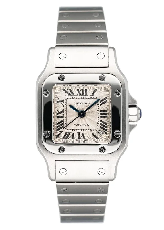 Cartier Watches: Crafted for Generations –Cartier Santos Galbee W20062D6 Silver Dial Steel Ladies Watch