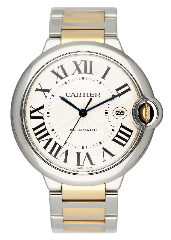 Cartier Watches: A True Symbol of Elegance –Cartier Ballon Bleu W69009Z3 Silver Dial Two-Tone Mens Watch