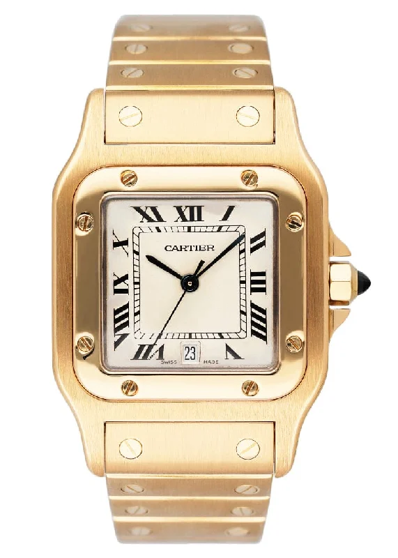 Discover the Beauty of Cartier Watches –Cartier Santos Galbee W20009C5 18K Yellow Gold Watch