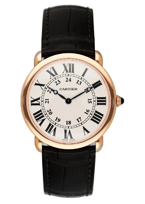 Discover Cartier Watches with Ultimate Craftsmanship –Cartier Ronde Louis W6800251 18K Rose Gold Watch