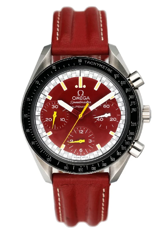 Find Rare Omega Models Online –Omega Speedmaster Michael Schumacher 3810.61.41 Mens Watch Box Papers