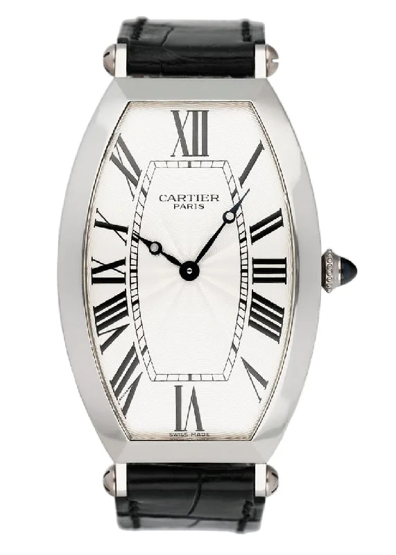 Explore the Latest Cartier Timepieces –Cartier Tonneau 2803 H Platinum Watch