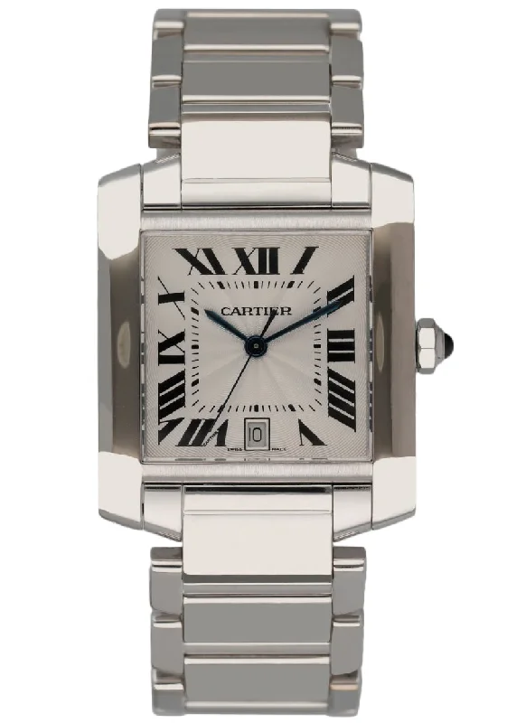 Find Your Ideal Cartier Timepiece Today –Cartier Tank Francaise 2366 18K White Gold Men's Watch