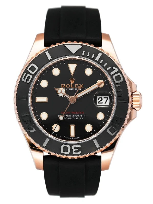 Find Rolex Watches for Timeless Luxury –Rolex Yacht-Master 268655 Black Dial Mens Watch Box Papers