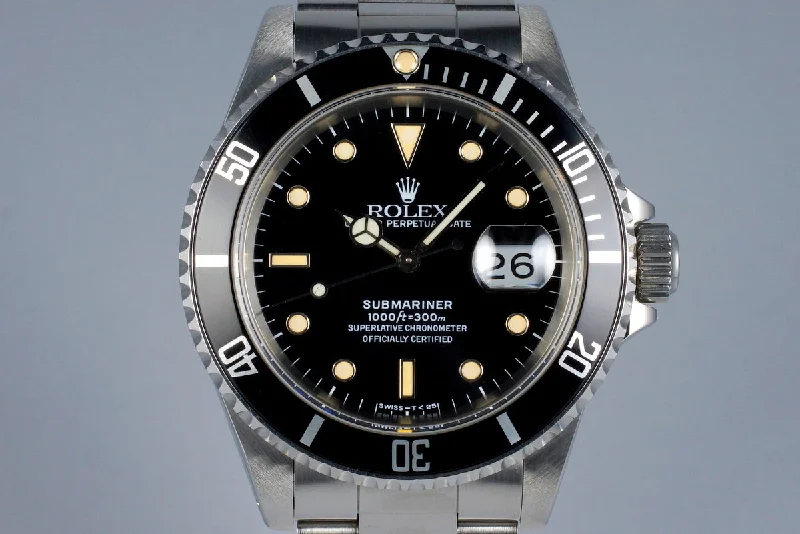 Discover the Best Rolex Models for Every Wrist –1989 Rolex Submariner 16610