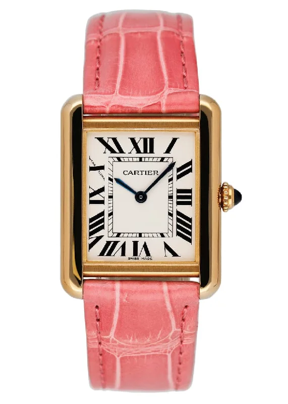 Find Exclusive Cartier Timepieces for Sale –Cartier Tank Solo W5200002 18K Yellow Gold Ladies Watch