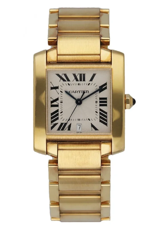 Discover Cartier Watches with Luxurious Craftsmanship –Cartier Tank Francaise 1840 18K Yellow Gold Men's Watch