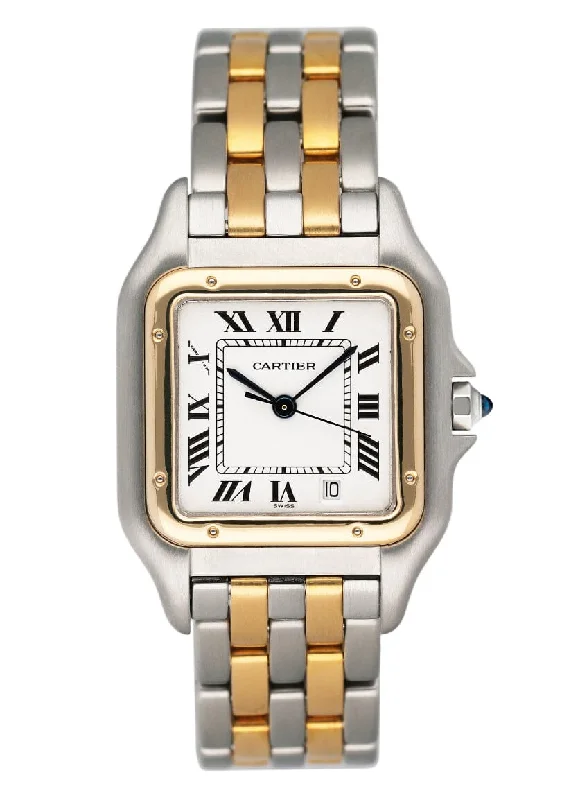 Shop Cartier Watches for Luxury Timekeeping –Cartier Panthere 110000R Midsize Two Row Ladies Watch