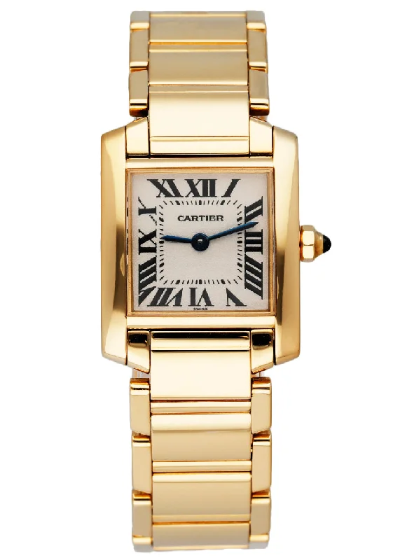 Shop Cartier Watches for Luxury and Performance –Cartier Tank Francaise W50002N2 Yellow Gold Ladies Watch