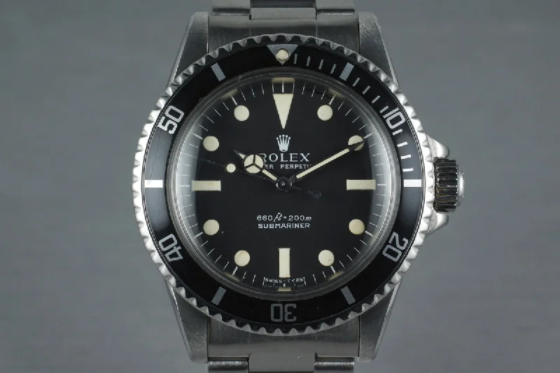 Discover the Latest Rolex Models Now –1978 Rolex Submariner 5513 with Serif Dial