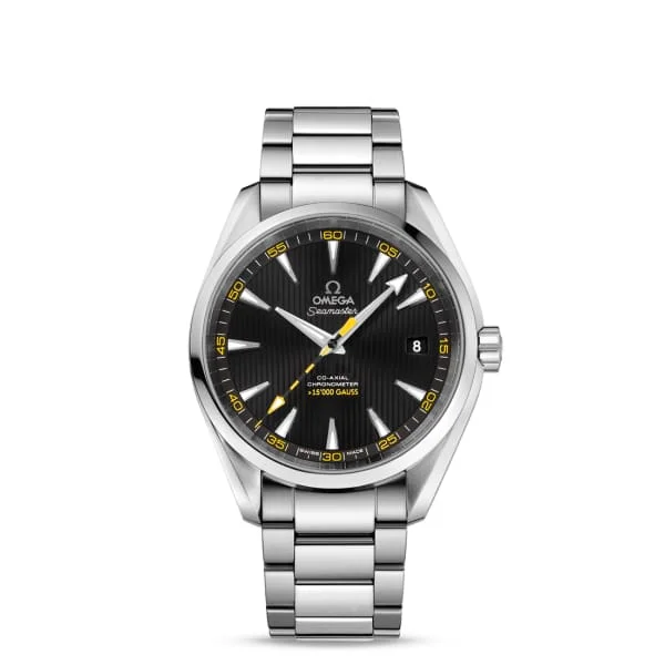 Discover Omega Watches with Exceptional Value –Omega Seamaster 42mm Watch - Ref: 231.10.42.21.01.002 - Black Index Dial, Stainless Steel Bracelet