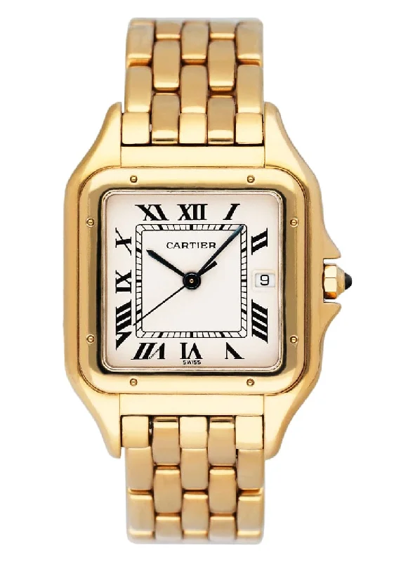 Find Your Ideal Cartier Timepiece Today –Cartier Panthere Large 18k Yellow Gold Watch