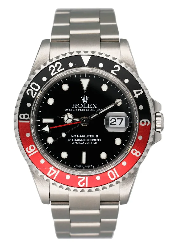 Find Rolex Watches for Every Budget –Rolex GMT Master II 16710 Coke Bezel Mens Watch Box Papers